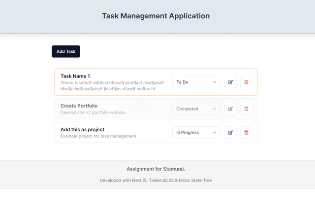 Task Management